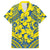 Polynesian Hibiscus Matching Hawaiian Shirt and Dress Fiji Patterns Yellow LT6