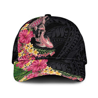 Hawaiian Tropical Plants Turtle and Shark Classic Cap Polynesian Art Tattoo LT03