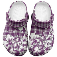 Hibiscus Pakala Sweetie Purple Clogs Shoes Tropical Floral Stylized - Polynesian Pride