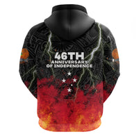 Papua New Guinea Zip Hoodie Independence Day Special Style LT16 - Polynesian Pride