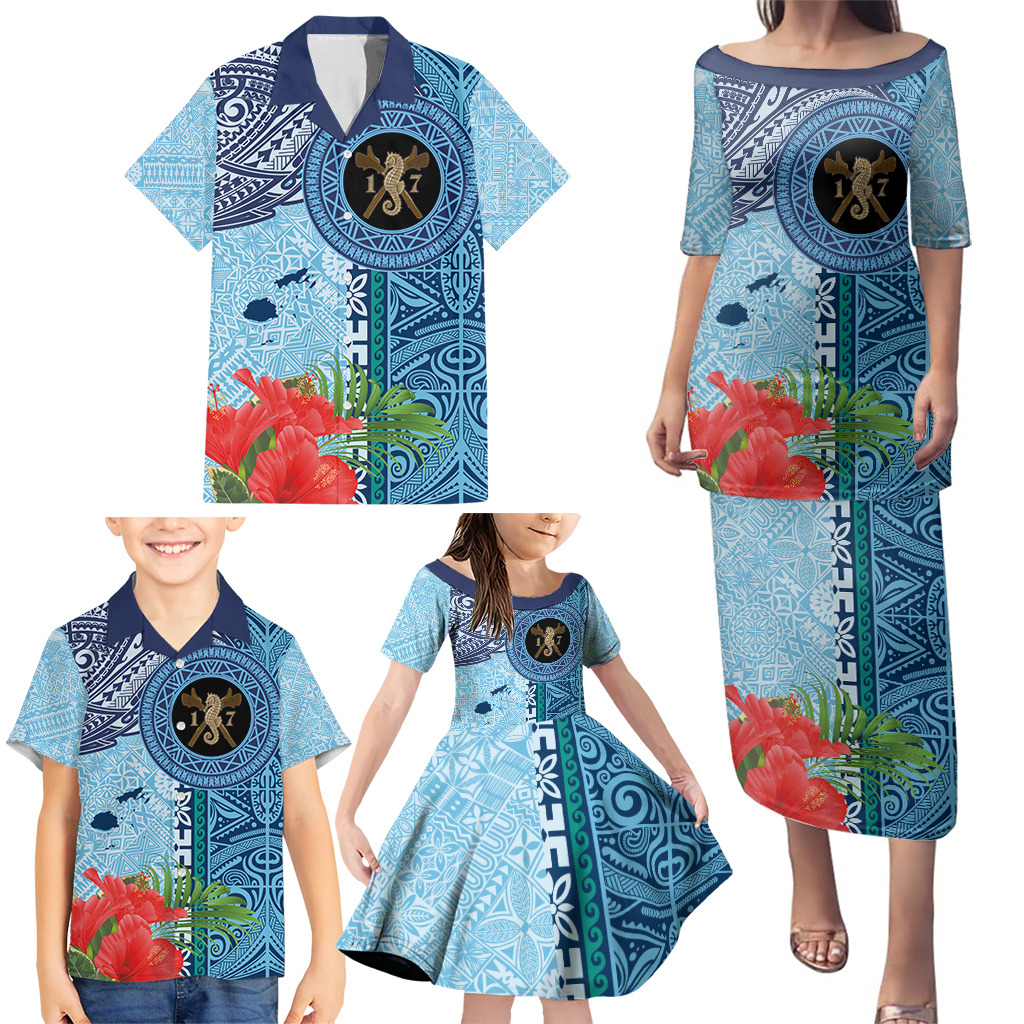 CUSTOMER REQUEST -  tabuavou676 - 15/08/2025 - Family Matching Puletasi and Hawaiian Shirt - LT03