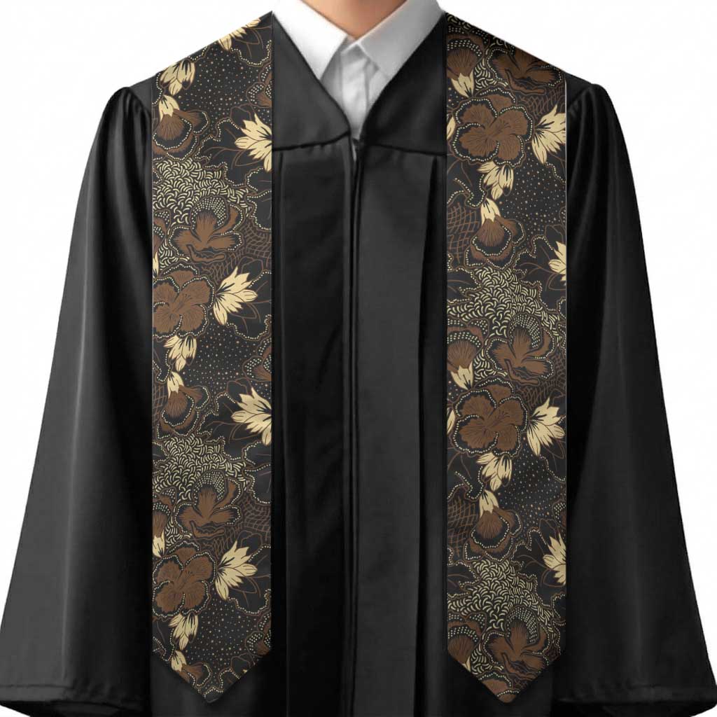 Javanese Batik Semen Graduation Stole Indonesian Traditional Pattern