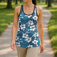 Karakarawa Bula Fiji Hollow Tank Top Fijian Tapa Seamless Hibiscus - Polynesian Pride