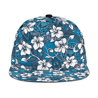 Karakarawa Bula Fiji Snapback Cap Fijian Tapa Seamless Hibiscus - Polynesian Pride