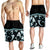 Kia Ora New Zealand Shorts for Men Aotearoa Proud Maori Paua Shell Silver Fern - Polynesian Pride