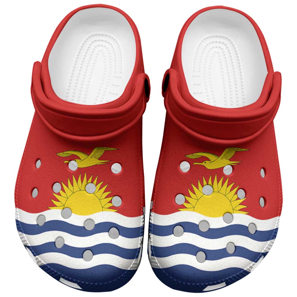 Kiribati Clogs Shoes Heritage Palette Flag-Inspired - Polynesian Pride