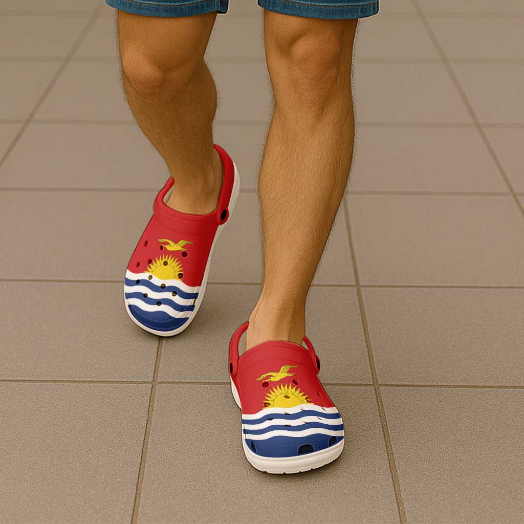 Kiribati Clogs Shoes Heritage Palette Flag-Inspired - Polynesian Pride