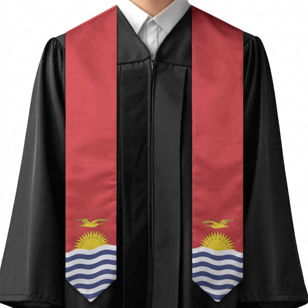 Kiribati Graduation Stole Flag Style