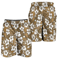 Kuvui Bula Fiji Shorts for Men Fijian Tapa Seamless Hibiscus - Polynesian Pride