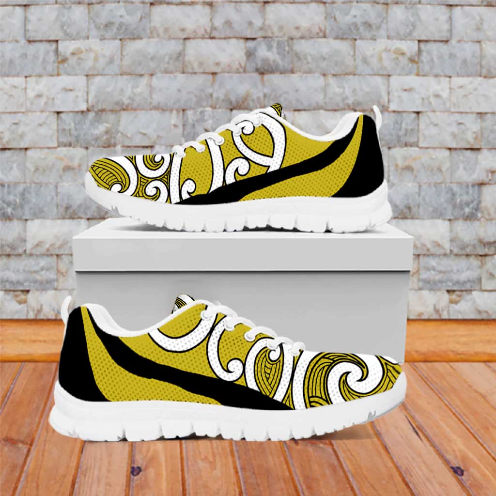 Lime Green Maori Koru New Zealand Sneakers