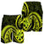 Lime Green New Zealand Mangopare Shorts for Men Aotearoa Maori Koru Style LT14