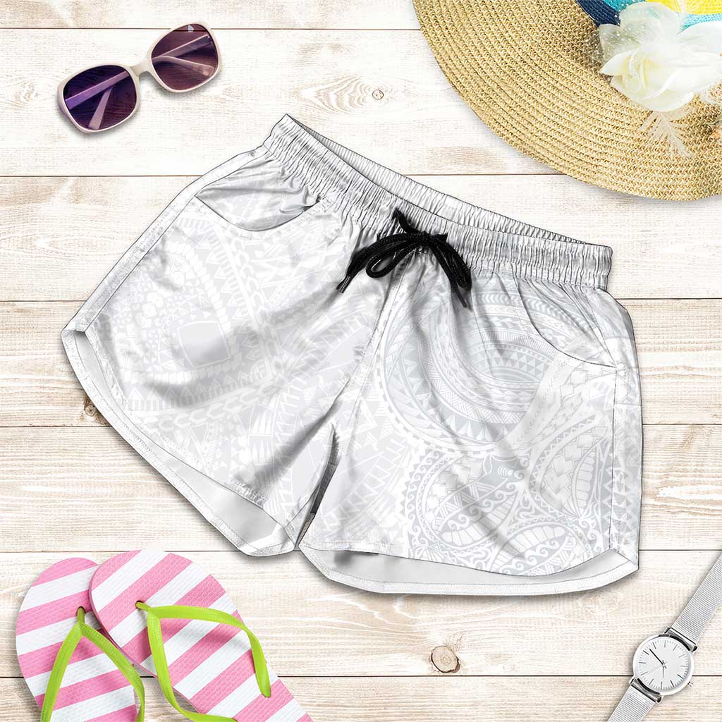 Lotu Tamaiti Shorts for Women Traditional Samoan Art Tattoos - Polynesian Pride