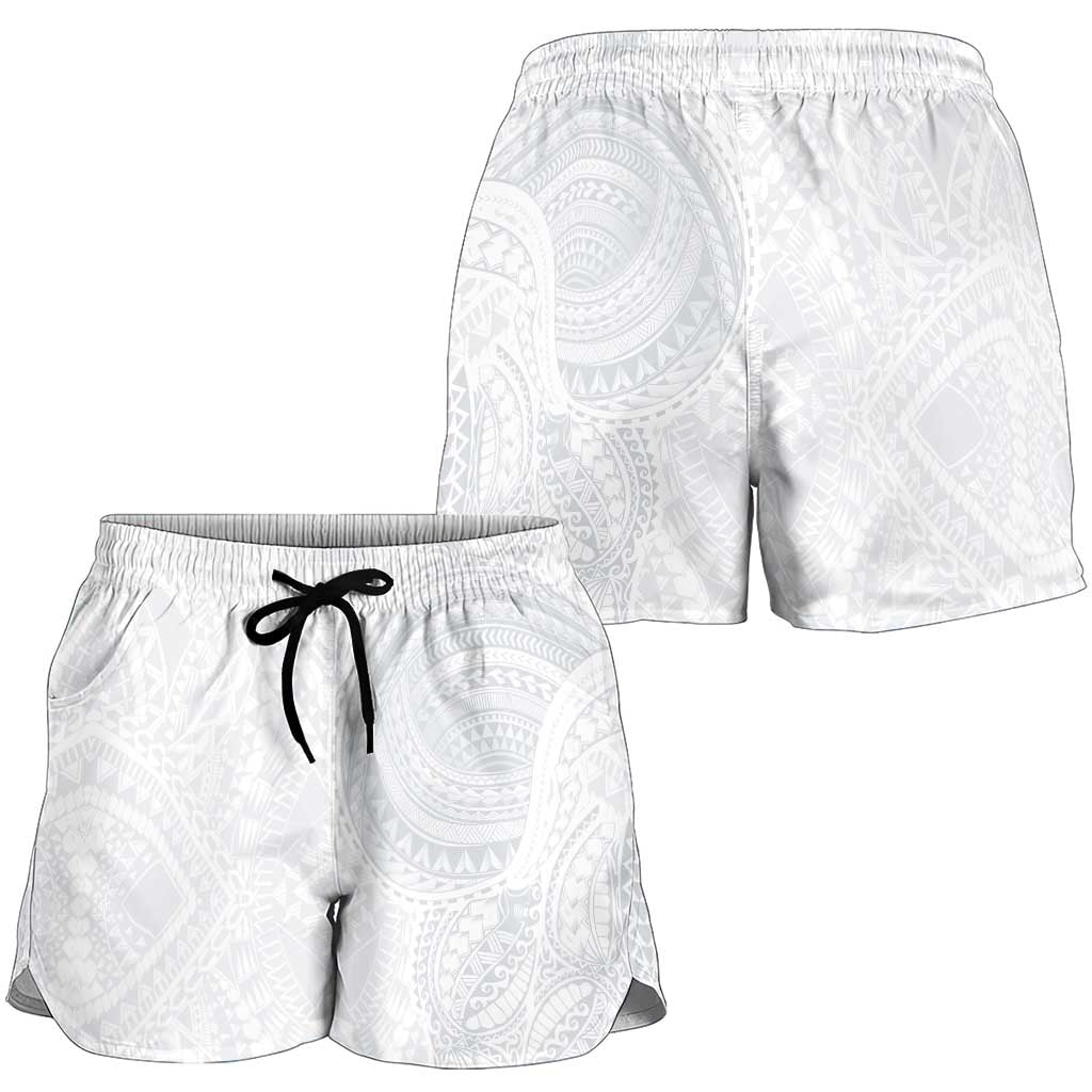 Lotu Tamaiti Shorts for Women Traditional Samoan Art Tattoos - Polynesian Pride