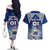 Custom Samoa Rugby Couples Matching Off The Shoulder Long Sleeve Dress and Hawaiian Shirt Toa Samoa Myriad Patterns LT01 - Polynesian Pride