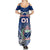 Custom Samoa Rugby Summer Maxi Dress Toa Samoa Myriad Patterns LT01 - Polynesian Pride