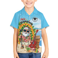 Personalized Hawaii Golf Christmas Family Matching Puletasi and Hawaiian Shirt Mele Kalikimaka Funny Golfer Santa - Polynesian Pride