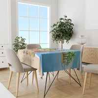 Hawaii Golf Christmas Tablecloth Mele Kalikimaka Funny Golfer Santa - Polynesian Pride