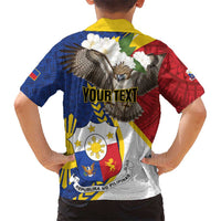 Personalized Philippines Family Matching Off Shoulder Maxi Dress and Hawaiian Shirt Filipino Araw ng Kalayaan LT01 - Polynesian Pride