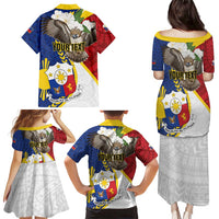 Personalized Philippines Family Matching Puletasi and Hawaiian Shirt Filipino Araw ng Kalayaan LT01 - Polynesian Pride