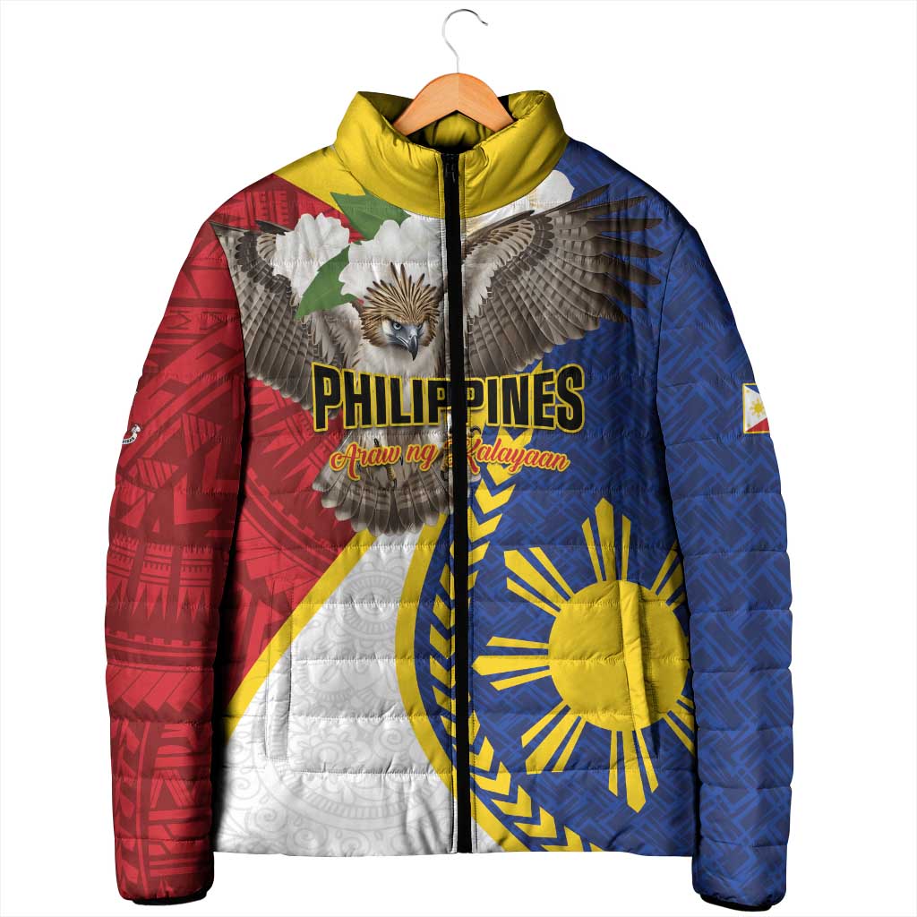Personalized Philippines Padded Jacket Filipino Araw ng Kalayaan