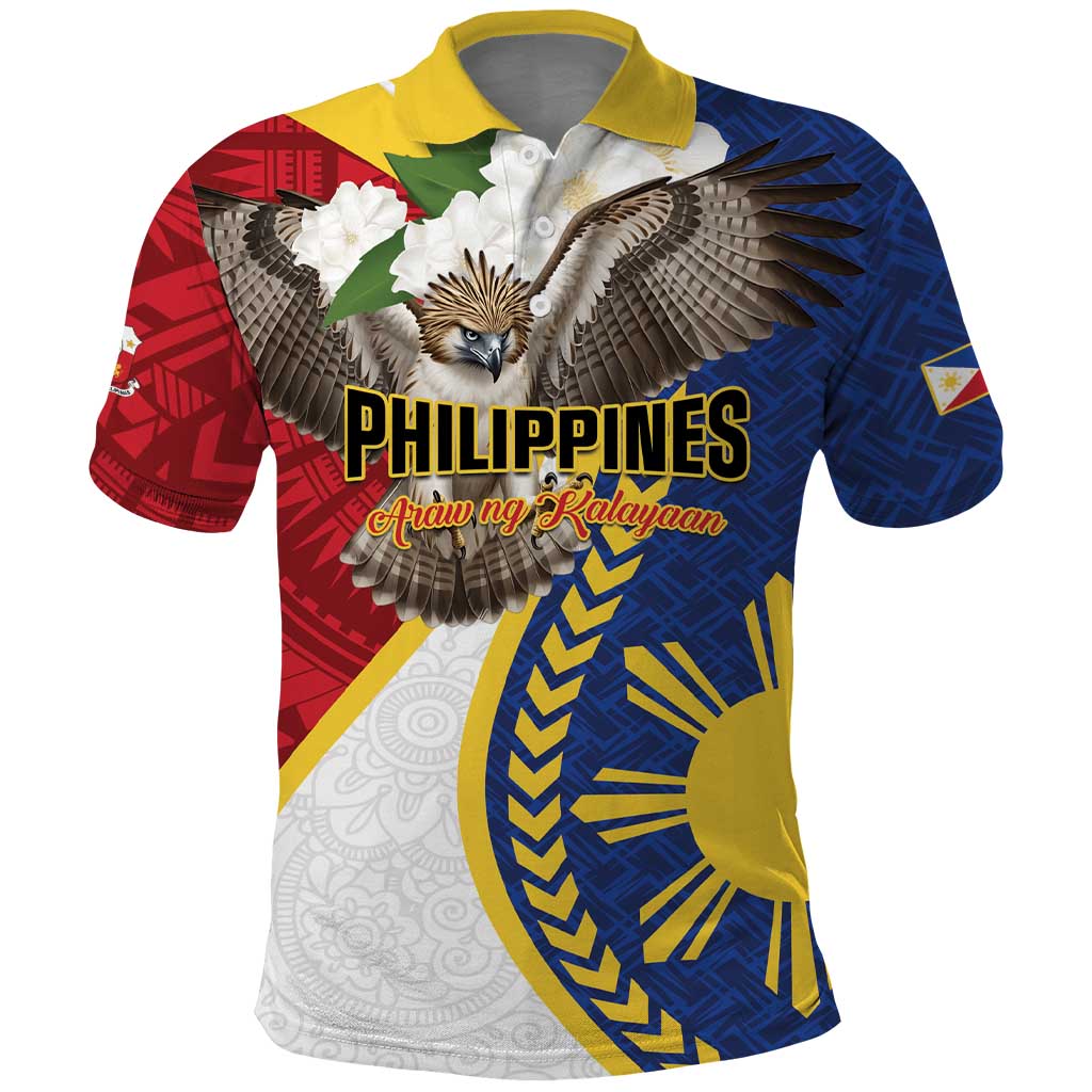 Personalized Philippines Polo Shirt Filipino Araw ng Kalayaan