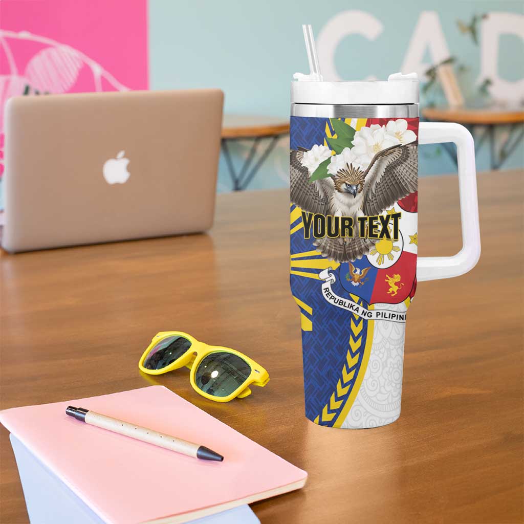 Personalized Philippines Tumbler With Handle Filipino Araw ng Kalayaan
