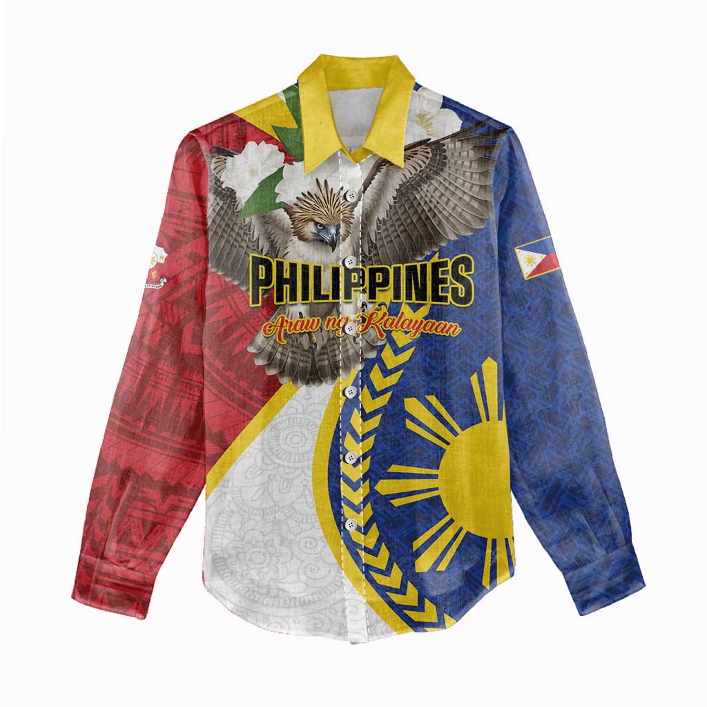 Personalized Philippines Women Casual Shirt Filipino Araw ng Kalayaan
