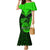 Personalised New Zealand Mermaid Dress Aotearoa Maori Kiwi Green Fern LT01 Women Green - Polynesian Pride