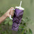 Aotearoa Tumbler With Handle Maori Kiwi Purple Fern