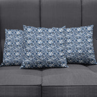 Hibiscus Bloom Island Tribal Waves Pillow Cover Blue Polynesian Pattern LT01 - Polynesian Pride