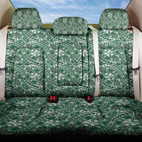 Hibiscus Bloom Island Tribal Waves Back Car Seat Cover Green Polynesian Pattern LT01 One Size Green - Polynesian Pride