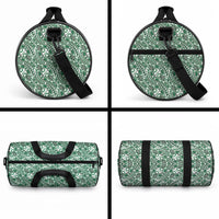 Hibiscus Bloom Island Tribal Waves Duffle Bag Green Polynesian Pattern LT01 - Polynesian Pride