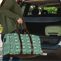 Hibiscus Bloom Island Tribal Waves Travel Bag Green Polynesian Pattern LT01 - Polynesian Pride