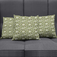 Hibiscus Bloom Island Tribal Waves Pillow Cover Olive Green Polynesian Pattern LT01 - Polynesian Pride