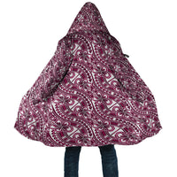 Hibiscus Bloom Island Tribal Waves Cloak Pink Polynesian Pattern LT01 Unisex Pink - Polynesian Pride