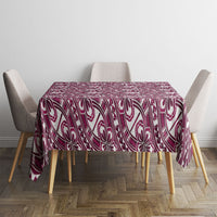Hibiscus Bloom Island Tribal Waves Tablecloth Pink Polynesian Pattern LT01 - Polynesian Pride