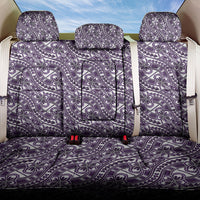 Hibiscus Bloom Island Tribal Waves Back Car Seat Cover Purple Polynesian Pattern LT01 One Size Purple - Polynesian Pride