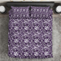 Hibiscus Bloom Island Tribal Waves Bedding Set Purple Polynesian Pattern LT01 Purple - Polynesian Pride