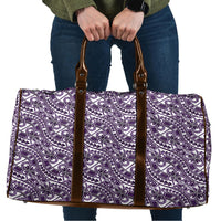 Hibiscus Bloom Island Tribal Waves Travel Bag Purple Polynesian Pattern LT01 Purple - Polynesian Pride