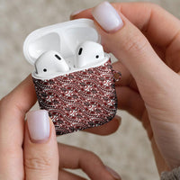 Hibiscus Bloom Island Tribal Waves AirPods Case Red Polynesian Pattern LT01 - Polynesian Pride