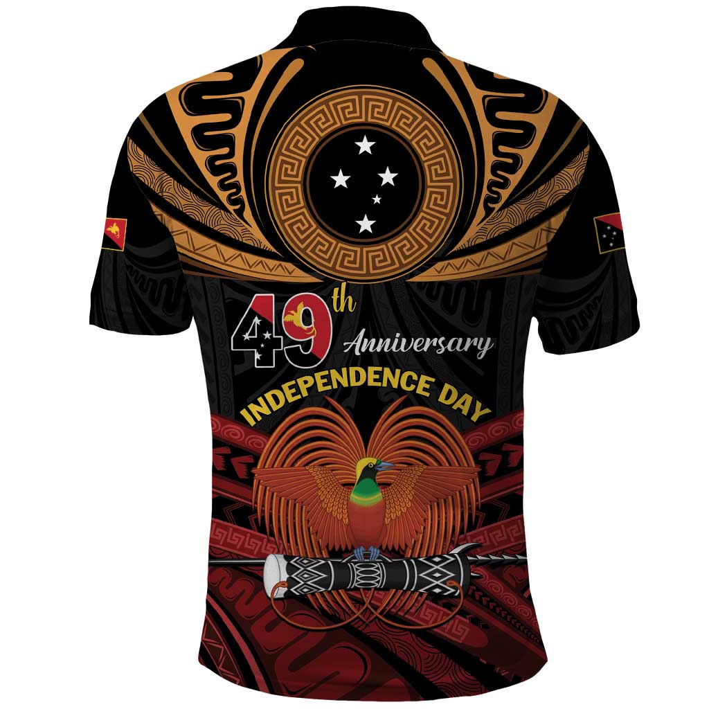 Papua New Guinea Bird of Paradise Polo Shirt 16 September 1975 Independence Day Anniversary