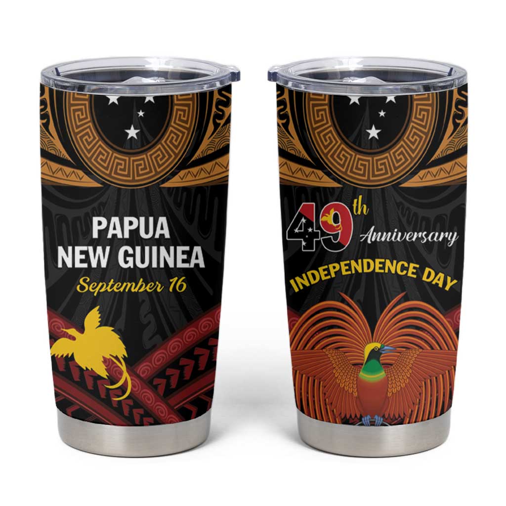 Papua New Guinea Bird of Paradise Tumbler Cup 16 September 1975 Independence Day Anniversary