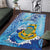 Tuvalu mo te Atua Area Rug Tuvalu Dolphin Polynesian Pattern