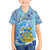 Tuvalu mo te Atua Family Matching Off Shoulder Short Dress and Hawaiian Shirt Tuvalu Dolphin Polynesian Pattern