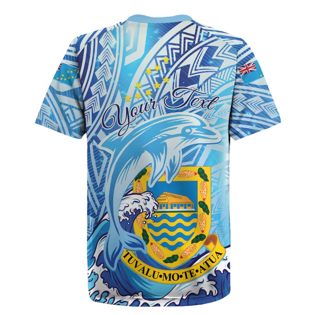 Tuvalu mo te Atua Rugby Jersey Tuvalu Dolphin Polynesian Pattern