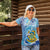 Tuvalu mo te Atua Women Polo Shirt Tuvalu Dolphin Polynesian Pattern