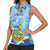 Tuvalu mo te Atua Women Sleeveless Polo Shirt Tuvalu Dolphin Polynesian Pattern