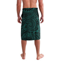 Chuuk Constitution Day Lavalava Hibiscus Turquoise Pattern