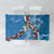 Fiji Tagimaucia Floral Tablecloth Tapa Pattern