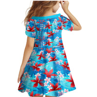 Hawaii Christmas Family Matching Mermaid Dress and Hawaiian Shirt Santa Claus Surfing Kakau Tropical Style LT01 - Polynesian Pride